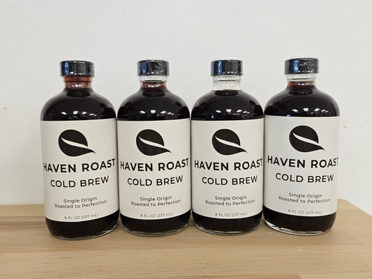 4-Pack Fresh Cold Brew Coffee (8 oz Bottles)