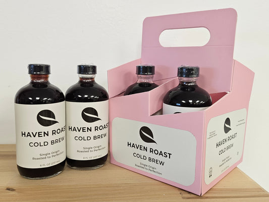 4-Pack Fresh Cold Brew Coffee (8 oz Bottles)